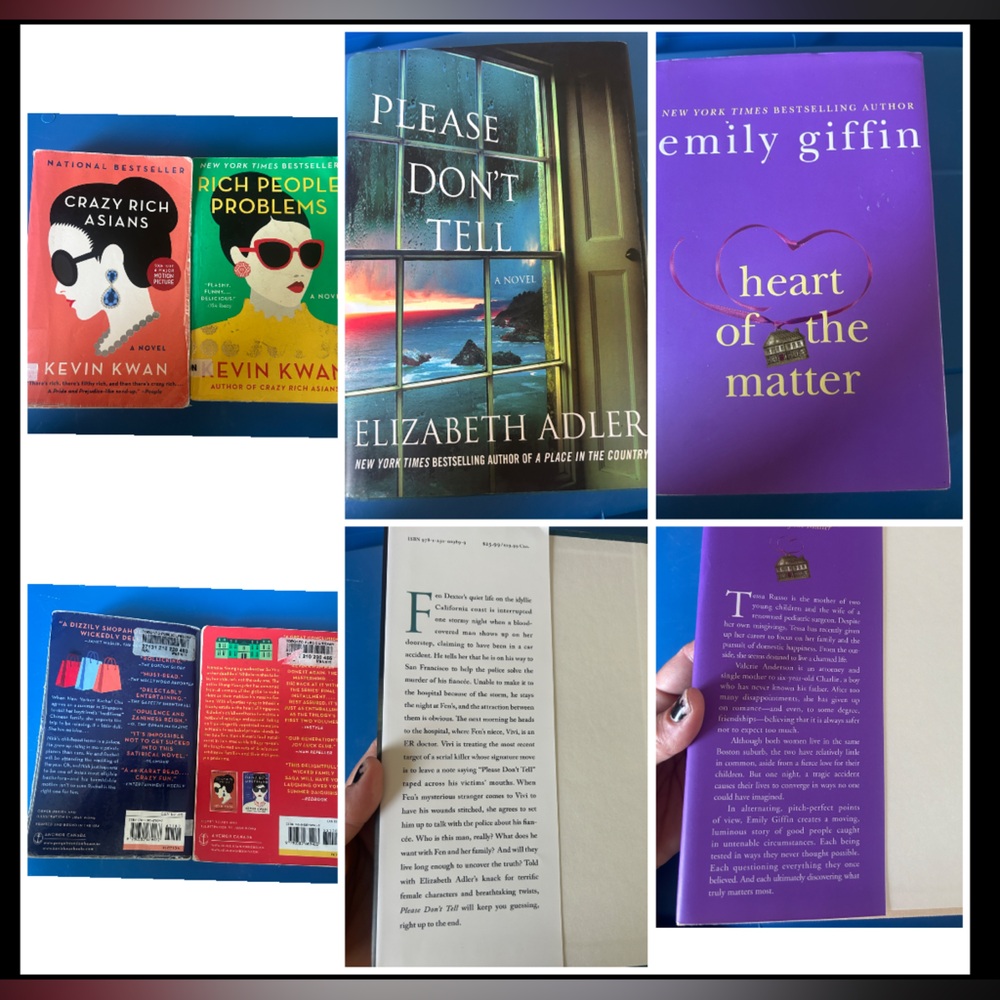 7 book lot! Willing to separateor 1 or more FREE with purchase!